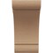 Ekena Millwork 5"W x 5"D x 10"H Wide Olympic Rough Cedar Woodgrain TimberThane Corbel, Primed Tan CORUR05X05X10OLYRCPR - alternate 5